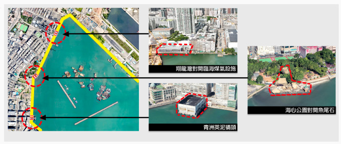 土瓜灣海濱走廊目前仍有數個「斷裂位」,令海濱空間未能與紅磡和啟德發展區駁通。韋志成網誌 土瓜灣海濱走廊目前仍有數個「斷裂位」,令海濱空間未能與紅磡和啟德發展區駁通。韋志成網誌