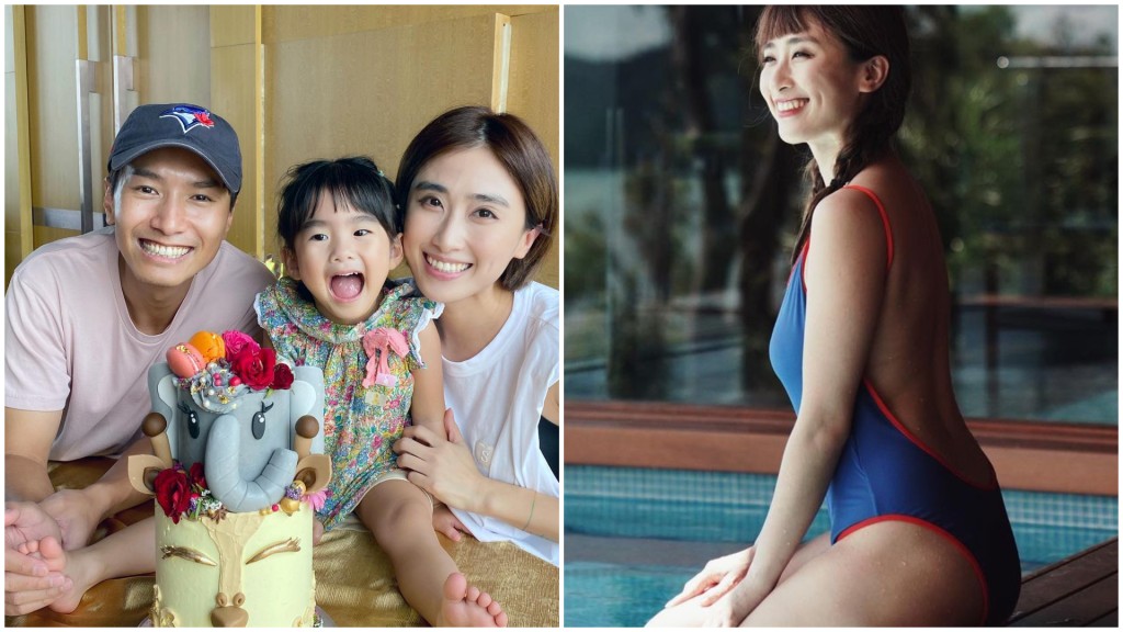 陳柏宇太太符曉薇以前通常分享一件頭泳照。