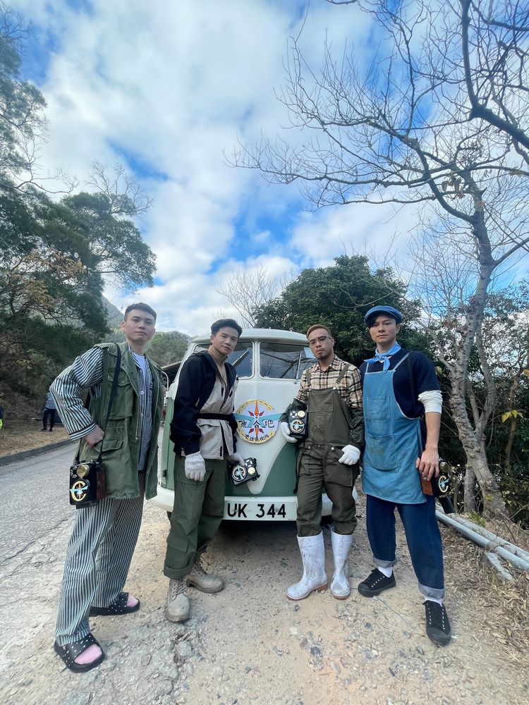 4子跟大隊凌晨5時出發,去到現場已天光。