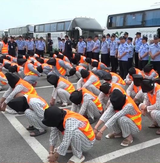 中老警方合作打击跨境网骗、裸聊敲诈，日前将250名中国籍疑犯移交中方。