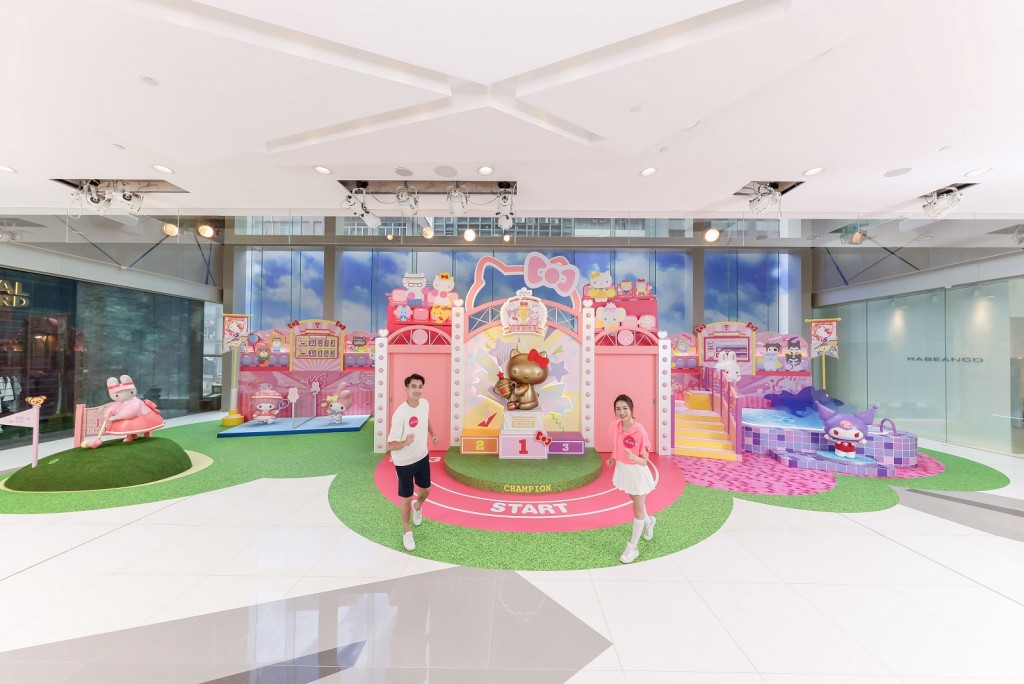 The ONE Sanrio Characters 超萌競技場的動感女子組有Hello Kitty、My Melody、My Sweet Piano、Marron Cream、Kuromi及Cheery Chums。