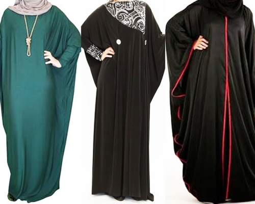 沙特現行法令規定女性在公眾場合一定要穿上「abaya」,不得露出四肢。網圖