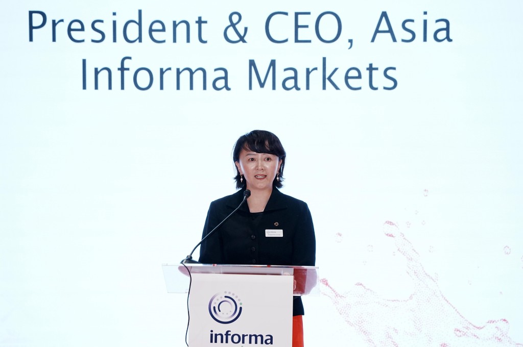 馬穎表示,HOFEX 2025將舉行香港國際美食大獎、咖啡錦標賽等節目,吸引各國的專業人士參與。汪旭峰攝 馬穎表示,HOFEX 2025將舉行香港國際美食大獎、咖啡錦標賽等節目,吸引各國的專業人士參與。汪旭峰攝