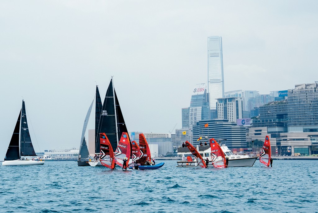 環島帆船賽今年重新加入風帆組別。