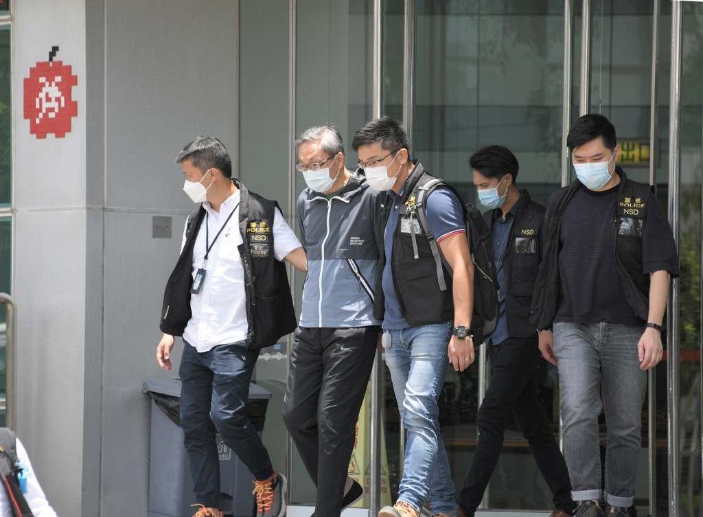 壹傳媒行政總裁張劍虹被捕。