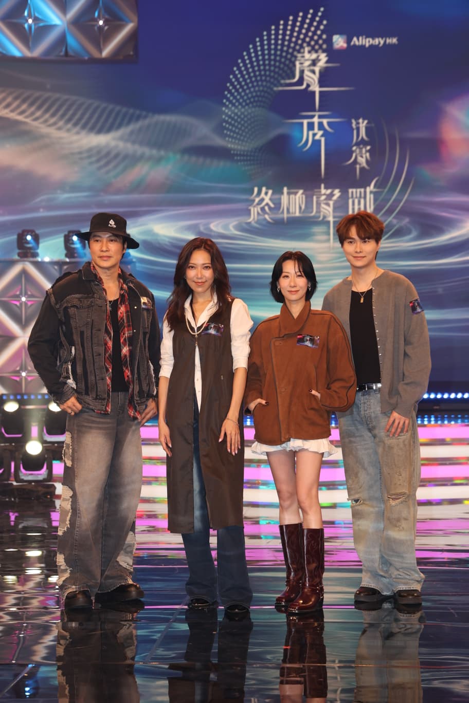 《聲秀》導師譚耀文、鍾舒漫、泳兒、胡鴻鈞。 《聲秀》導師譚耀文、鍾舒漫、泳兒、胡鴻鈞。