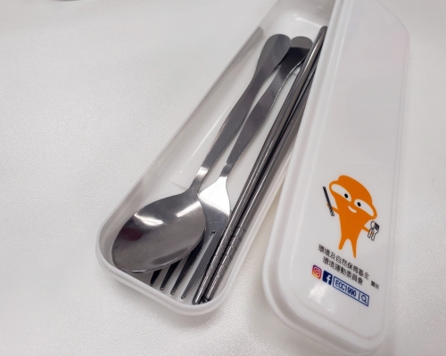 株式會社旗下餐廳顧客可獲贈不鏽鋼餐具。資料圖片