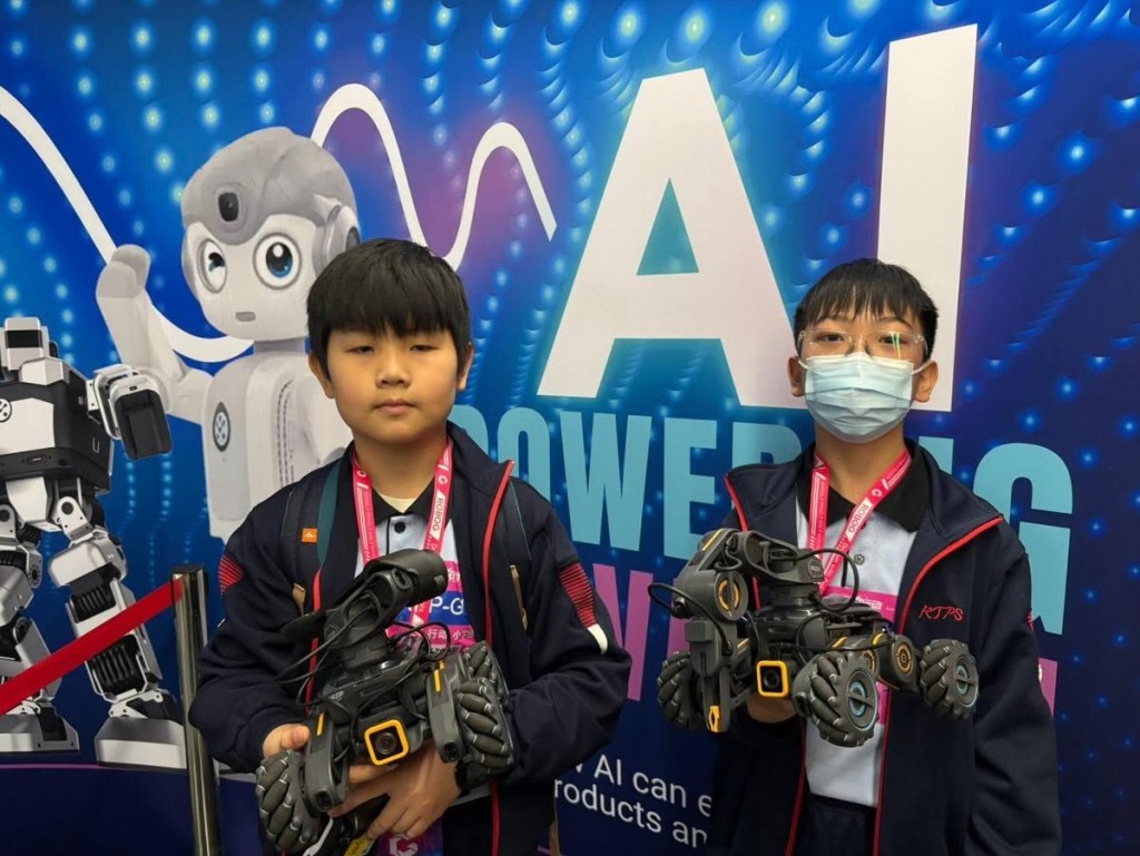 中華基督教會基慈小學在AI方面的成績相當不錯。受訪者提供 中華基督教會基慈小學在AI方面的成績相當不錯。受訪者提供