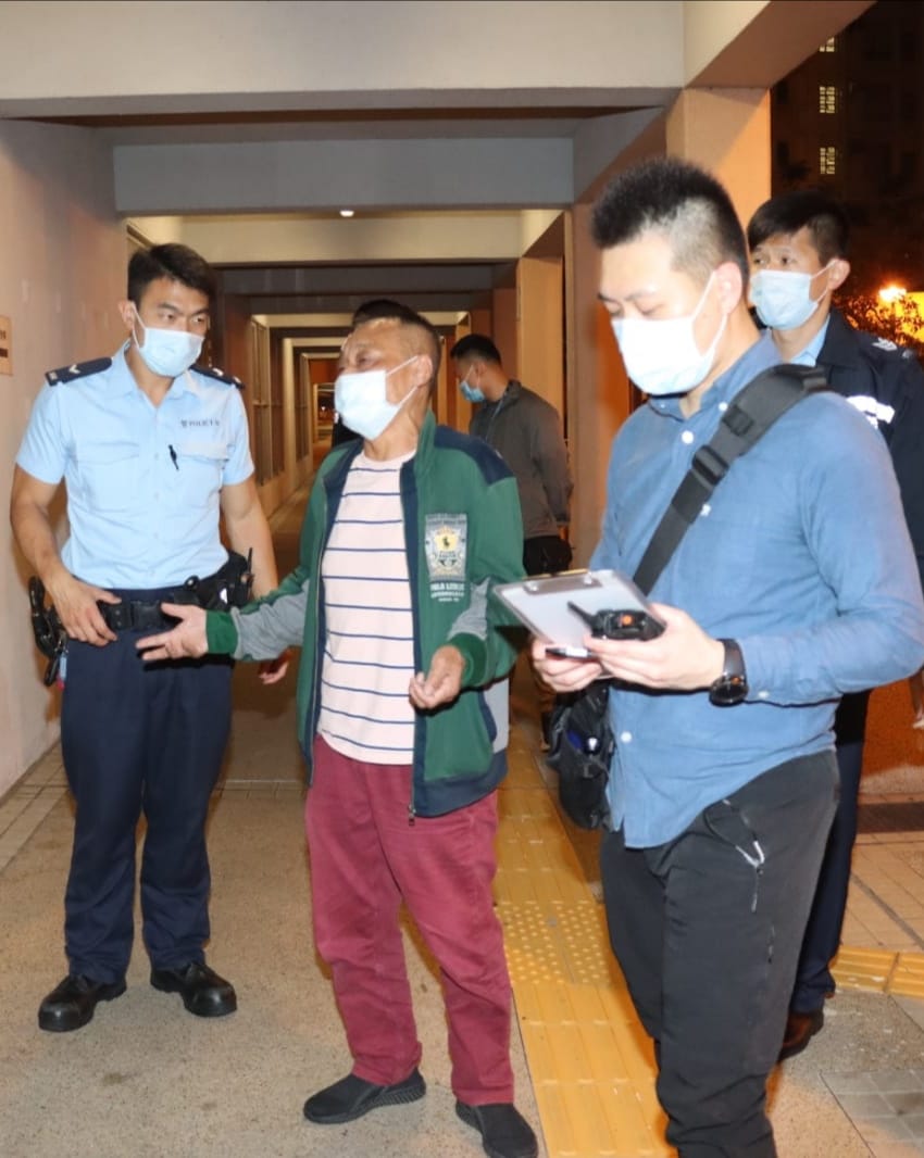 警方到場調查。