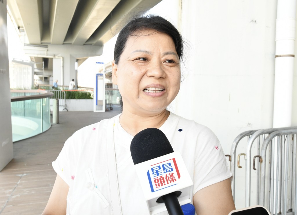 來自福建的葉女士首次來港。
