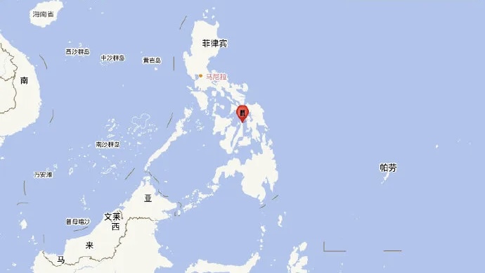 菲律賓群島地區發生6.9級地震