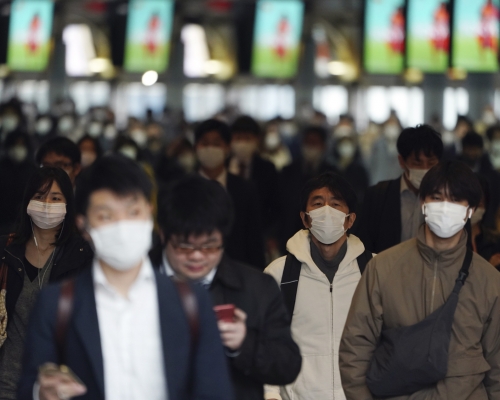 東京單日新增的確診個案連續9天突破百宗。AP