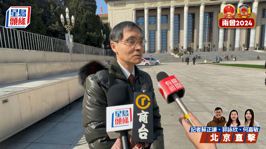 陳弘毅指草案收窄境外干預罪範圍，相信市民可以接受。郭詠欣攝