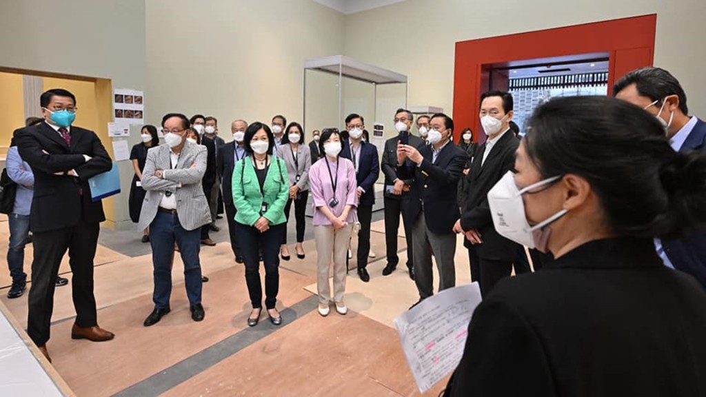 葉劉淑儀表示非常盼望博物館開幕，形容「既興奮亦引頸以待」。FB圖片