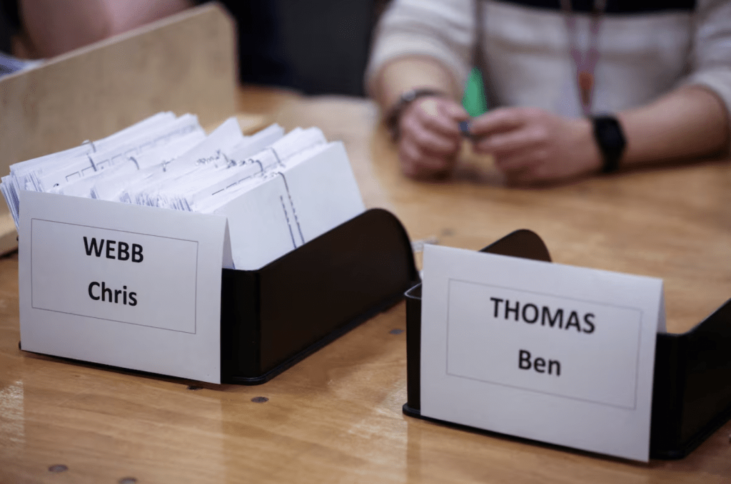 英格兰和威尔斯周四（2日）举行地方选举，保守党遭遇重创。路透社
