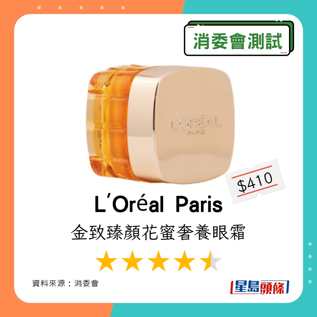 消委會除皺眼霜｜L'Oréal Paris