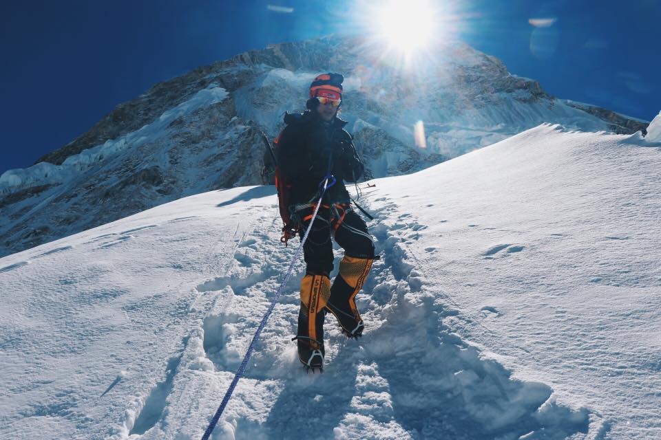 陳家希或成為香港最年輕登上珠峰的年輕人。facebook相片