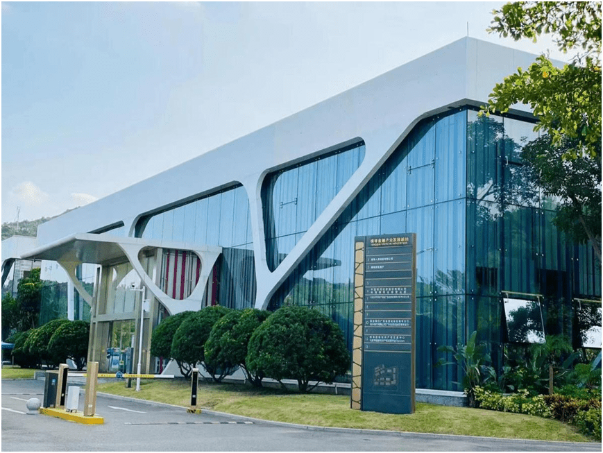 橫琴粵澳深度合作區展示廳外景。 橫琴粵澳深度合作區展示廳外景。