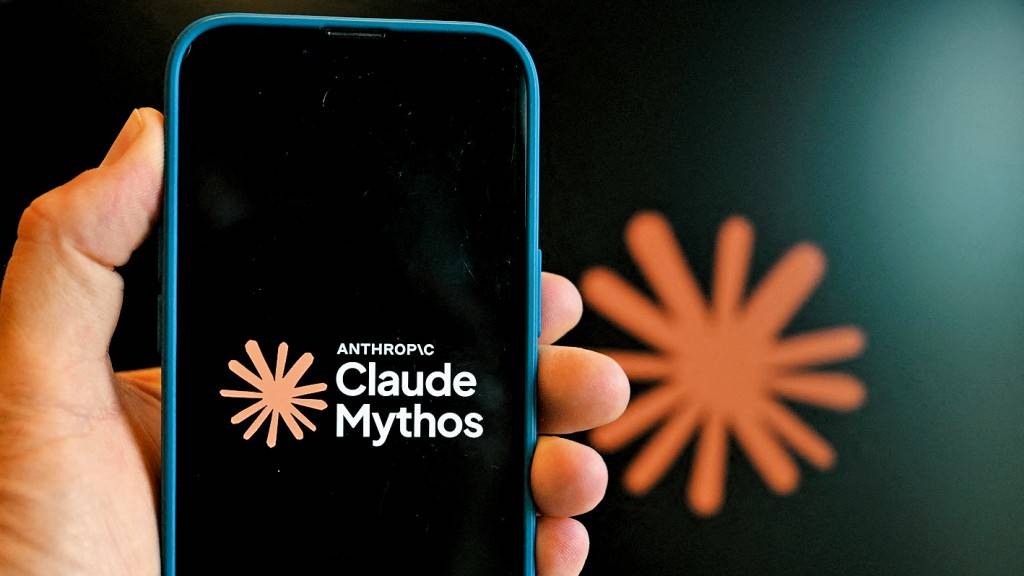 Anthropic開發的先進AI模型Claude Mythos。法新社