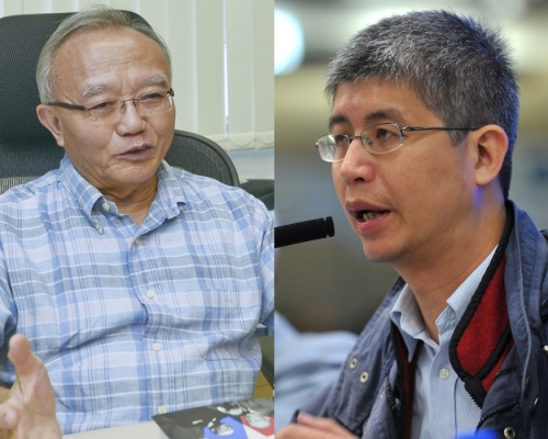 刘兆佳(左)；马岳(右)。 资料图片