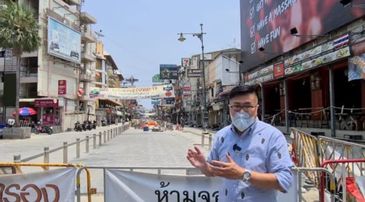 喺緊急狀態令下,打卡點Khao San road靜過鬼。