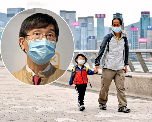 袁國勇表示,香港守得愈久,防疫物資就會越多。資料圖片