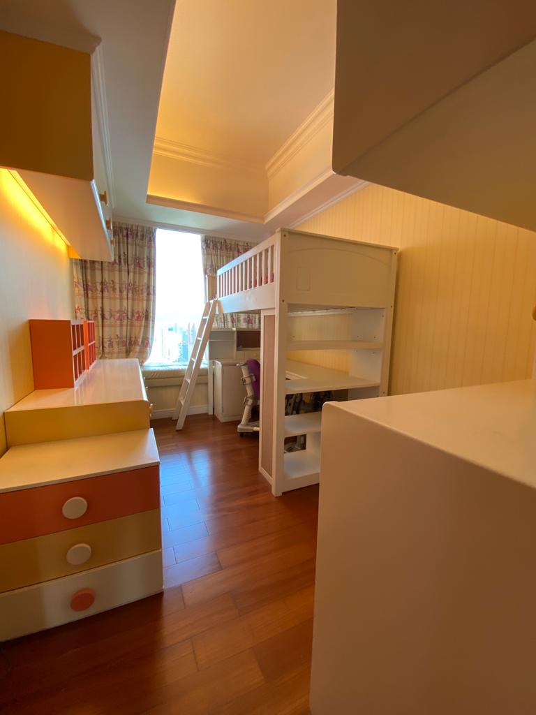 物業現為4房間隔,圖中兒童房已有組合牀。