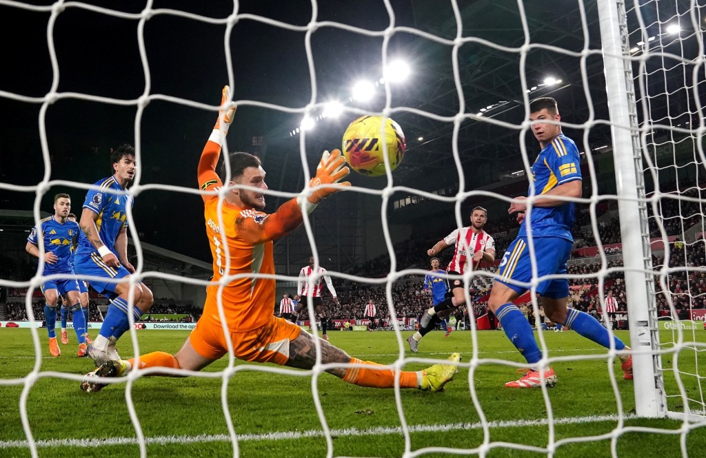 軒達臣射入加盟賓福特後首球。美聯社 軒達臣射入加盟賓福特後首球。美聯社