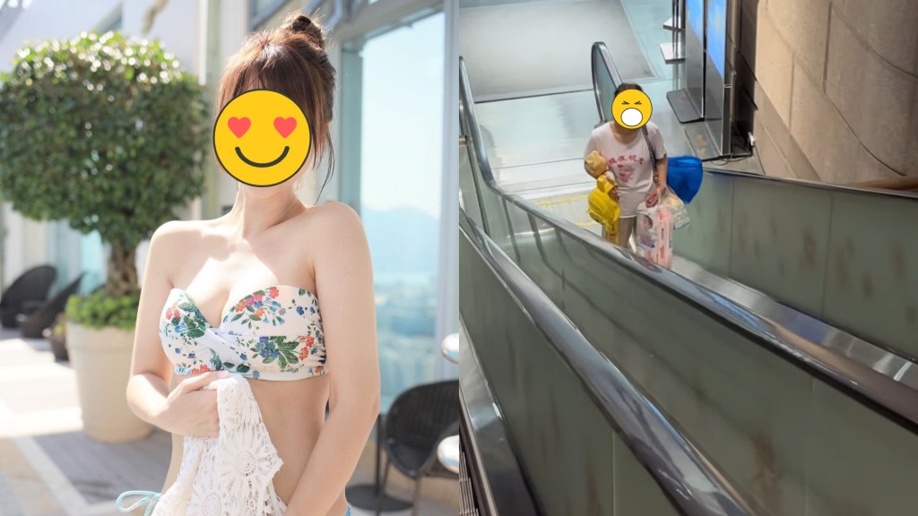 42歲前TVB性感女星落魄「流落」街頭   穿睡褲配「大坑夜龍」Tee神情恍惚：回不去了