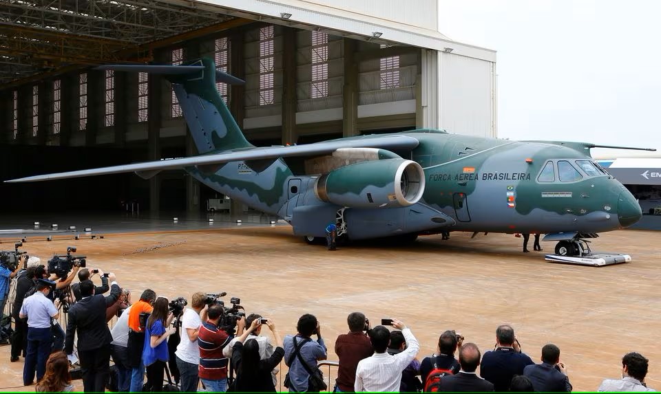 C-390型運輸機由巴西製造。路透社
