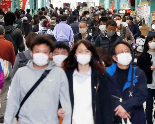 東京今日增201人確診再創單日最高紀錄。AP