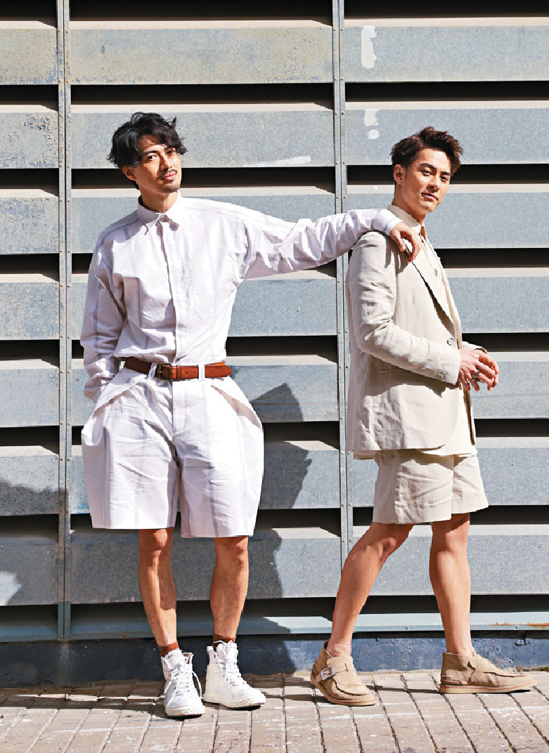 ■朱仔和Jason老友鬼鬼，拍攝期間有個伴不怕悶。
