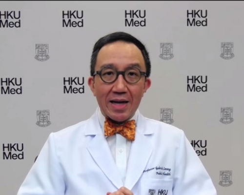 梁卓偉擔心疫情將會擴大。網上直播截圖