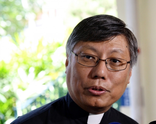 周守仁獲委任為天主教香港教區主教。資料圖片