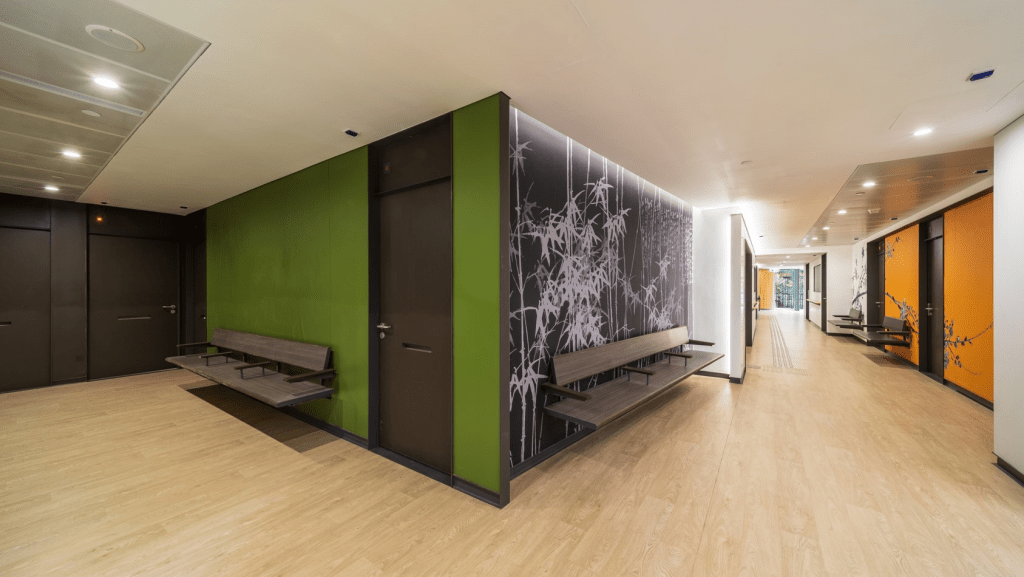 翻新後的屯門湖康長者健康中心。政府新聞處圖片