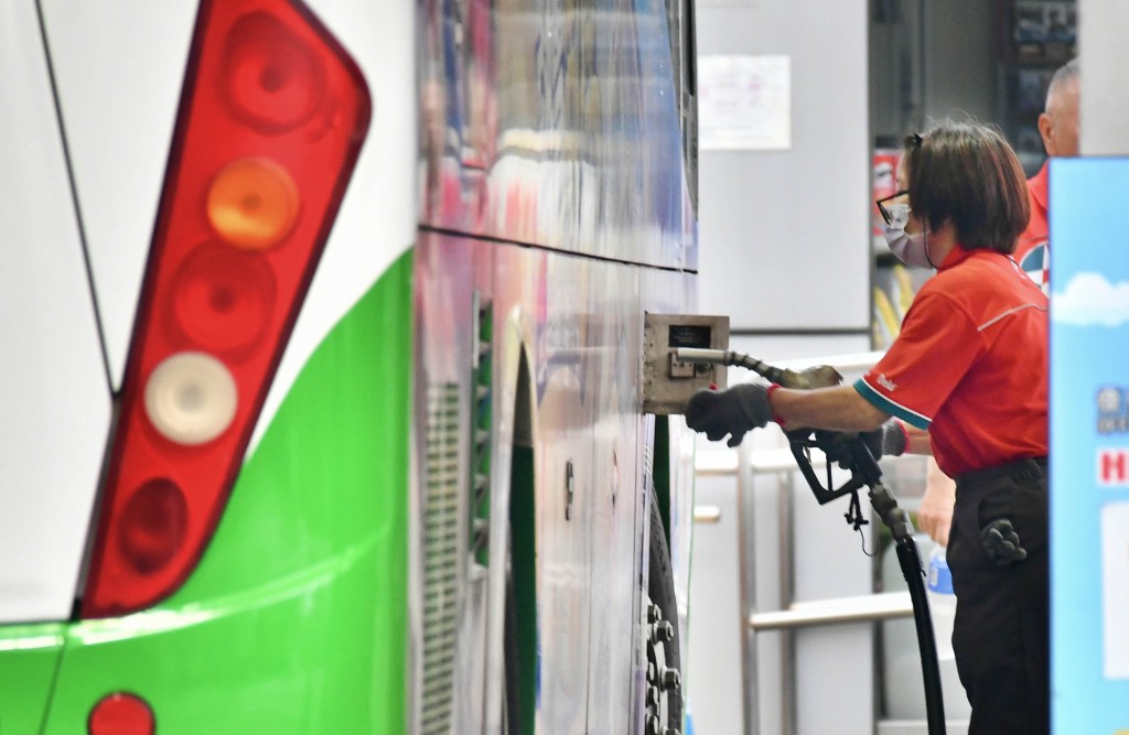 政府推出3元柴油補貼今日凌晨起生效。資料圖片