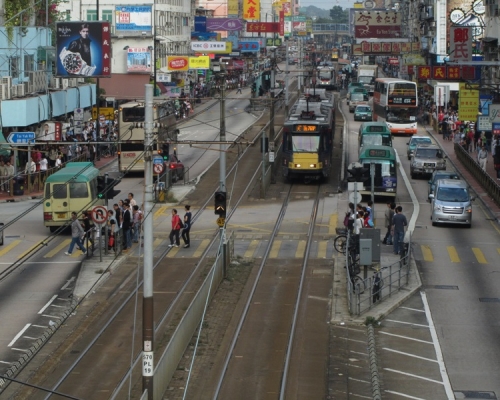 政府研輕鐵大馬路段改道。網上圖片