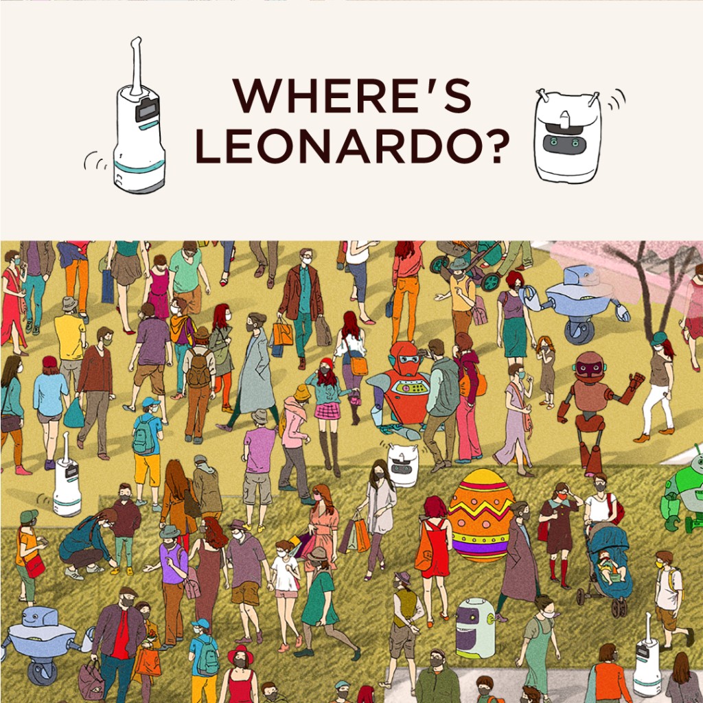 加「Where’s Leonardo?」小遊戲，找出 11 位可愛的智能機械人，即能獲得KLUB 積分及尋覓復活蛋蹤影的神秘錦囊。