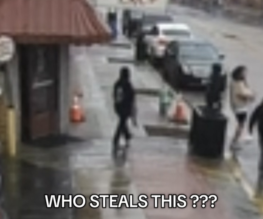 客人借看「海象陰莖骨」後順手牽走。 fb / Mia Panella