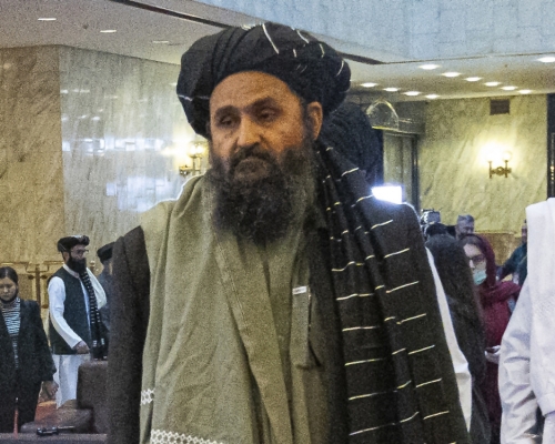 塔利班領導層成員之一Mullah Abdul Ghani Baradar。AP圖