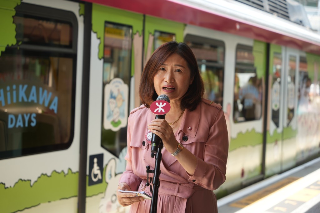 港鐵公司總經理市場策劃及收益管理趙敏。吳艷玲攝 港鐵公司總經理市場策劃及收益管理趙敏。吳艷玲攝