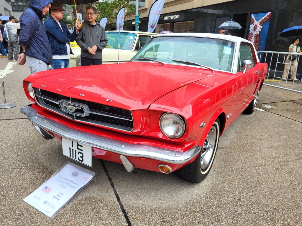 2024年中环遮打道老爷车展Best Coupe及Best Interior：1965年Ford Mustang