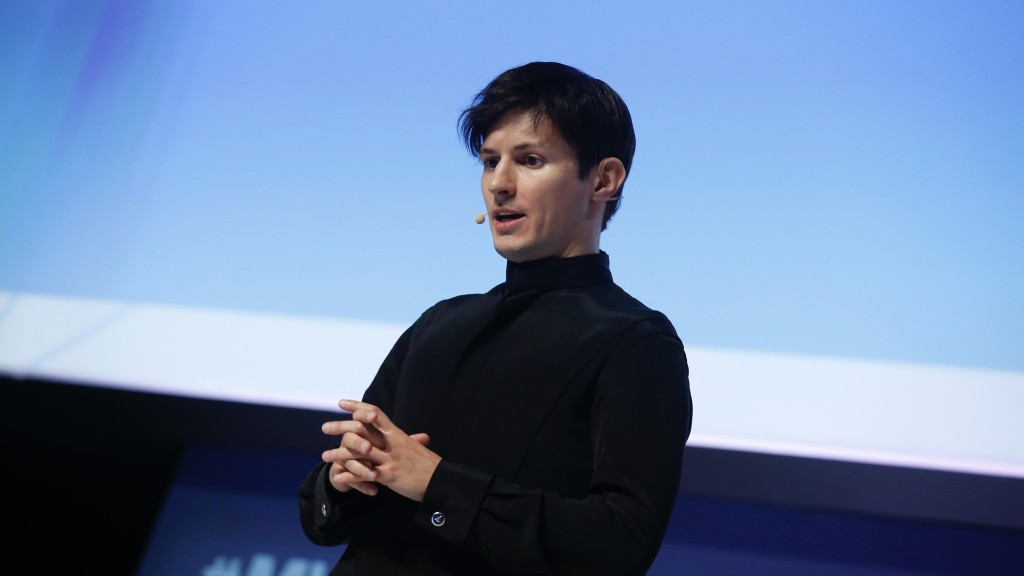Telegram創辦人杜羅夫（Pavel Durov）。 路透社