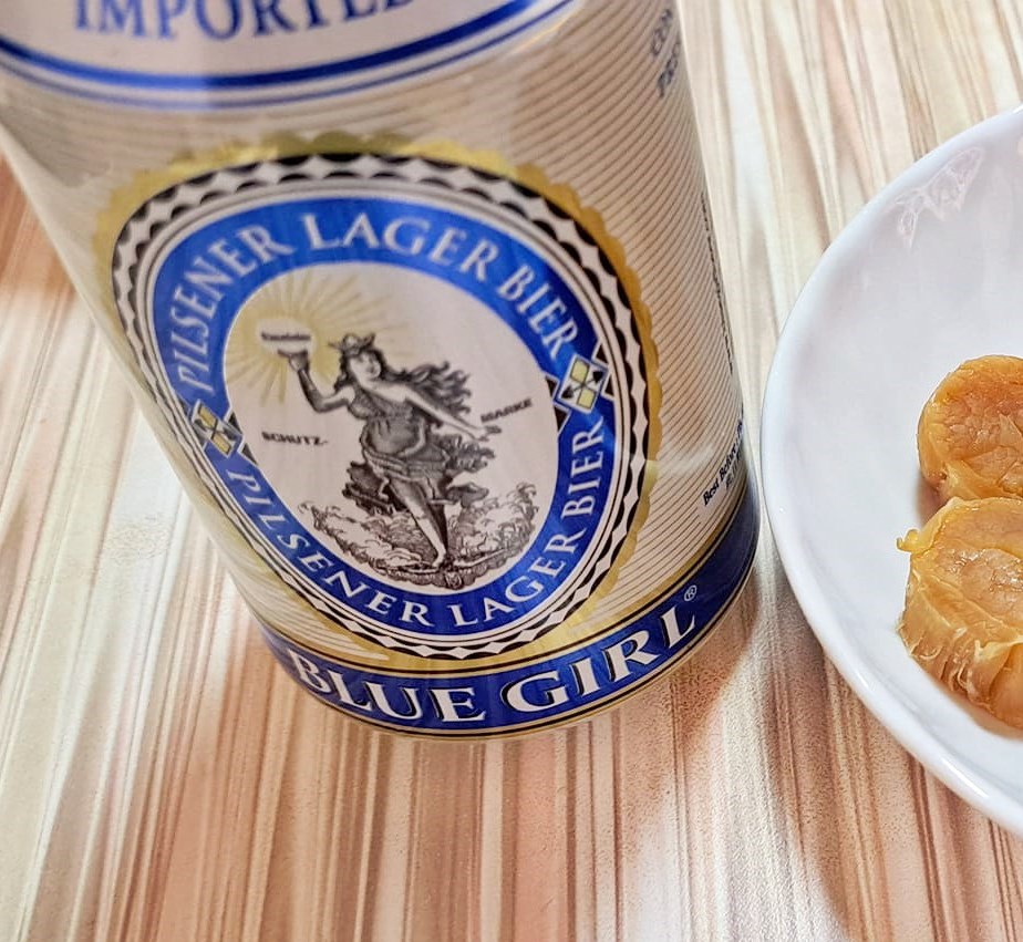 有網民早前以「食飽飯，蒸幾粒乾瑤柱送啤酒」為題，上載一張以20粒靚瑤柱送啤酒的相片。fb「香港啤酒關注組」截圖