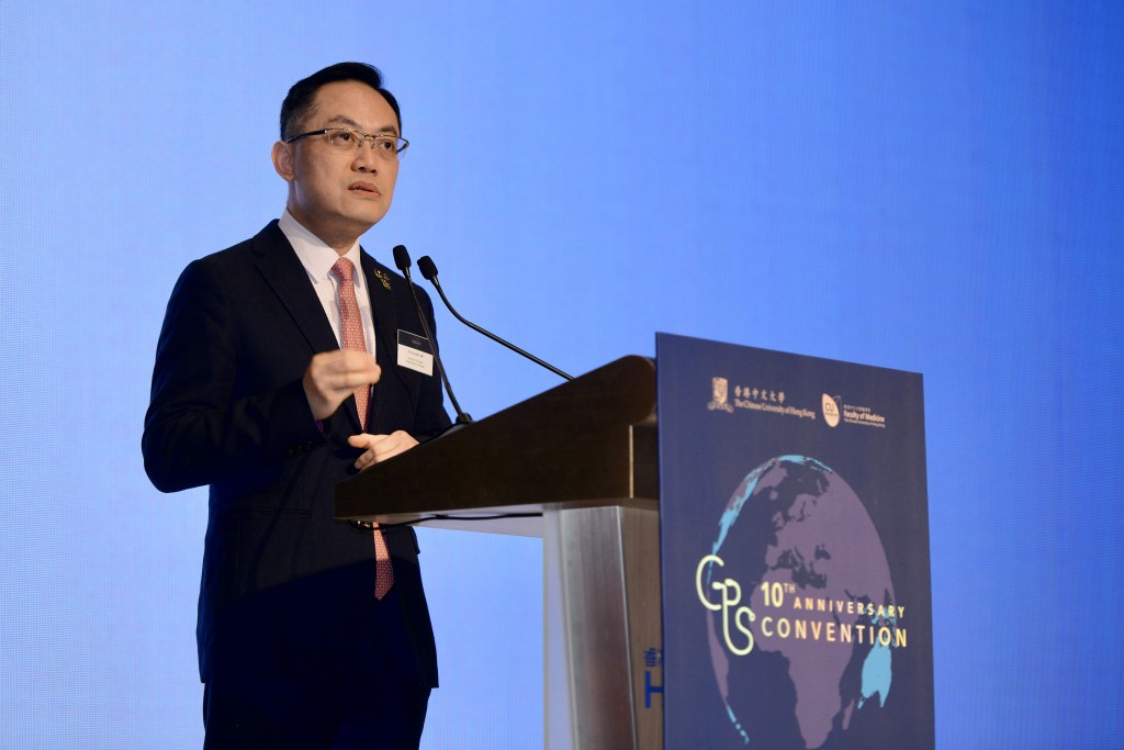 身兼校友的卫生署署长林文健，亦有出席「环球医学领袖培训专修组别（GPS）」创立10周年大会。
