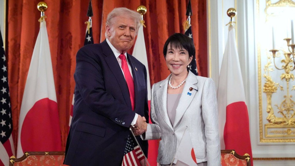 美媒稱特朗普委婉勸告高市勿在涉台問題上刺激中國。 美聯社