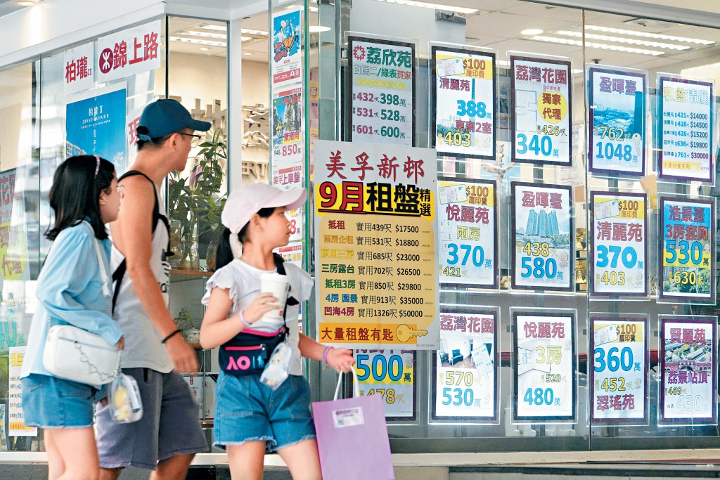 住宅租金破頂帶動回報率持續向上，上月10大屋苑半數回報率超越4厘，其中荔枝角美孚新邨錄最高。