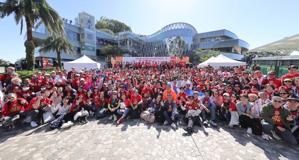 慈善步行參與人數達到500人，包括來自香港、澳門、蒙古及廣東的社友