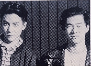 吳彥祖（左）一臉壞笑，迷倒不少網民。