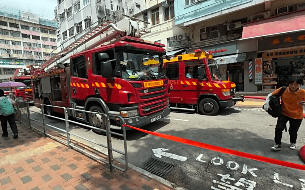 大批消防到場。伍俊瑜議員提供